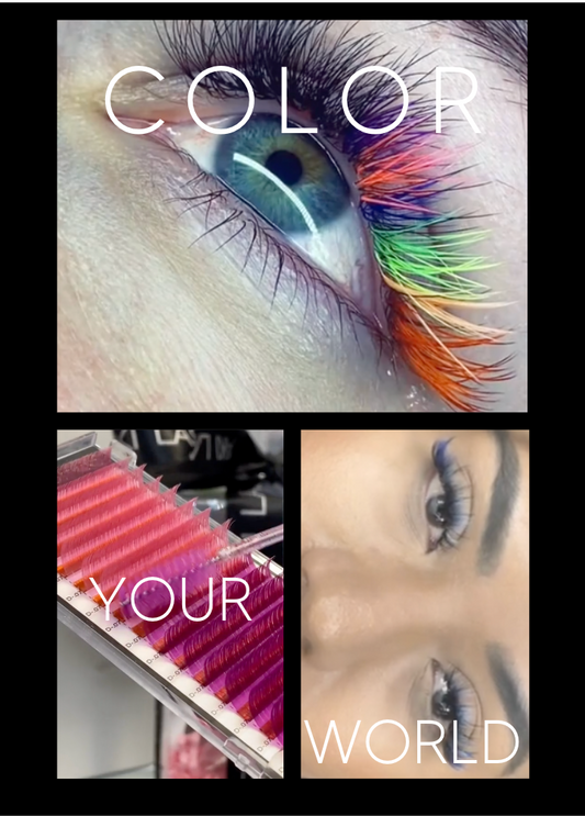 Colored Lash Extensions: How to Offer This Trend to Clients