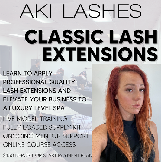 Classic Lash Extensions Class w/ Katt